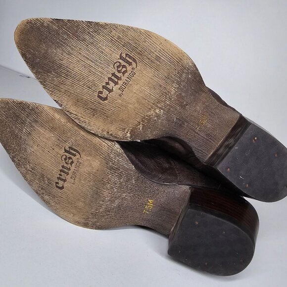 Crush‎ Durango Womens Western Brown Leather Cowgirl Boots Size 7.5 UK EURO 39 - Picture 7 of 13